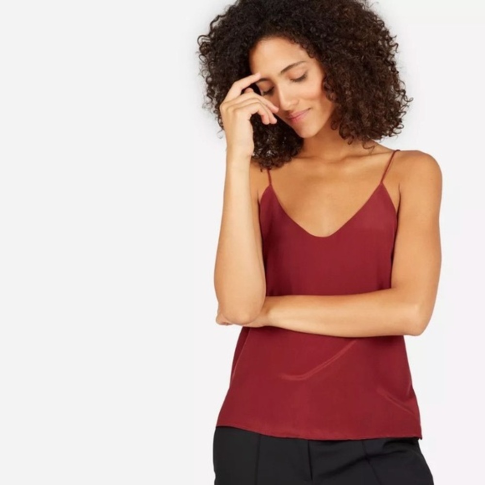 EVERLANE Silk Cami / Crimson